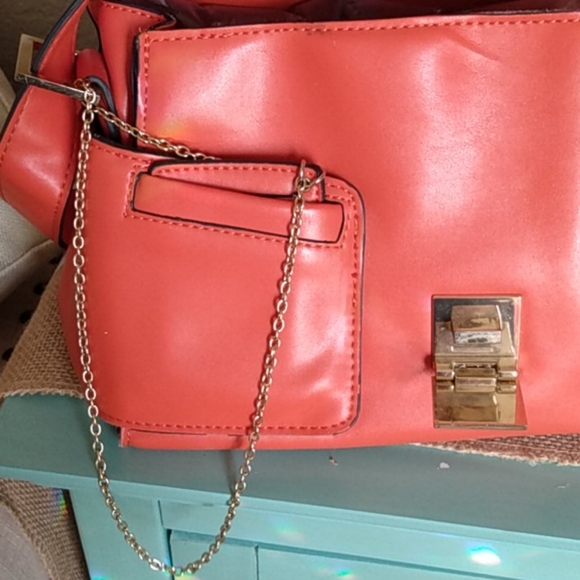 🖐️3/$15🖐️Cute Orange shoulder bag purse - Picture 7 of 10